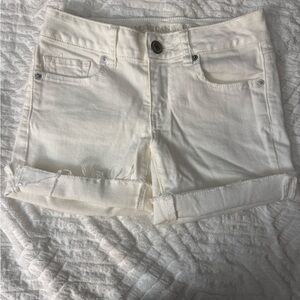 American Eagle Outfitters White Jean Shorts